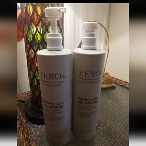 Zero% Showergel By Gilchrist & Soames Lot Of 2 NEW Mariott Edition